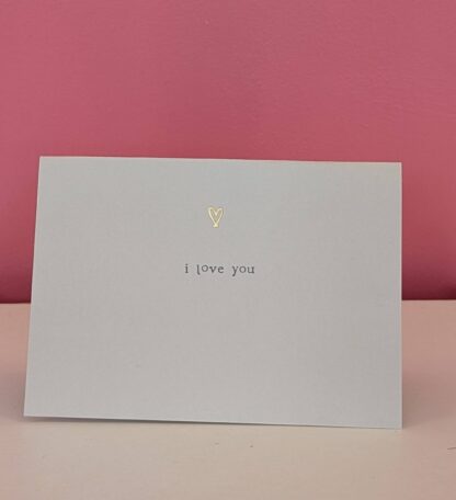 I Love You Card
