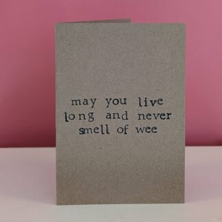 Smell Of Wee Card